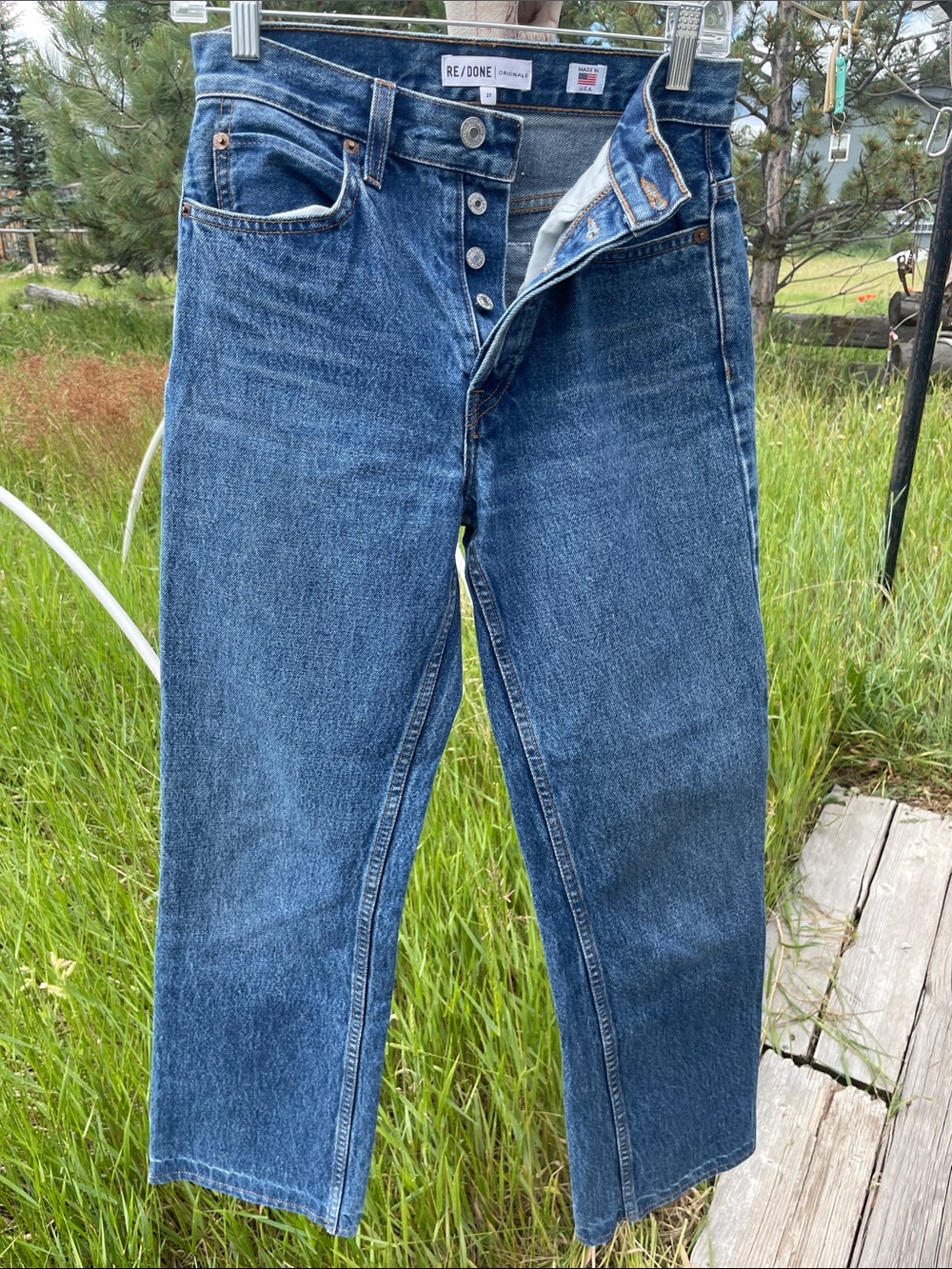 Re/Done Originals High Rise Medium Flare
